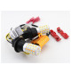 12 volts - T20 T25 - 7440 BASE - white & Yellow - T20X-DC54R-WY - AZLED